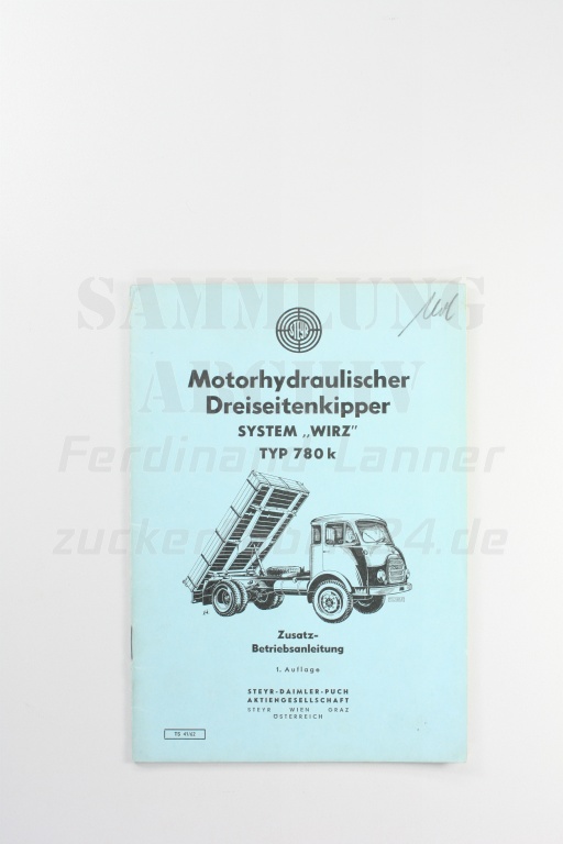Steyr 780 k - Wirtz Kipper - manual
