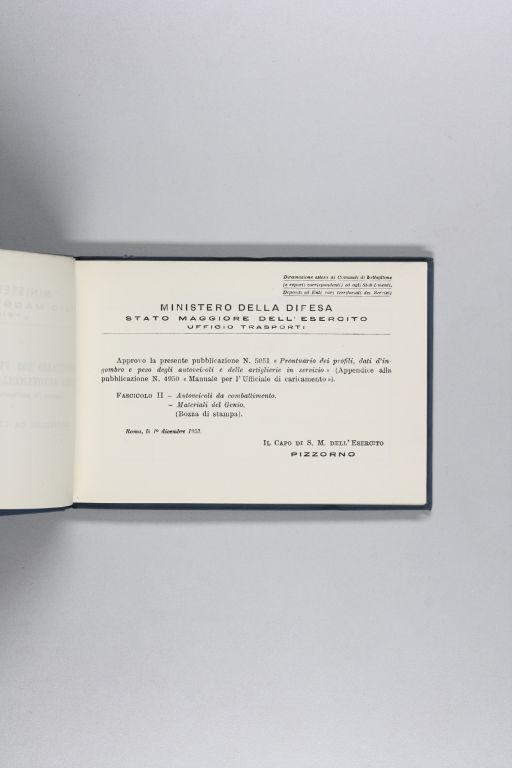 Ministero della Difesa - 1953